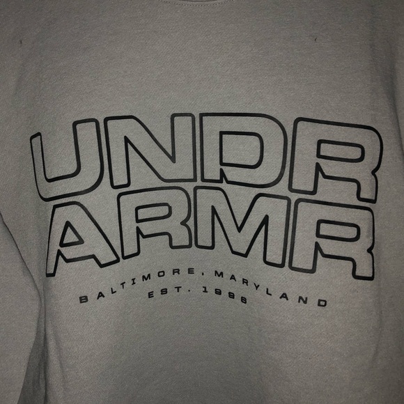 UNDER ARMOUR | MEN LARGE | BALTIMORE | SWEATSHIRT - Picture 2 of 7